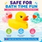 10 Pack: Numbers Counting Rubber Ducks Colorful Bath Toys - 1, 2, 3 Learn to Count Numeracy Early Learning Educational Bathtime Squeak Duckies Bathtub