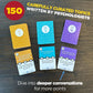 ThinkPsych Chat Chains - The Game that Connects Us | Social Skills Games | Therapy Games for Teens and Kids | Ages 8-99 | Therapy Conversation Cards |