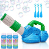 ArtCreativity Bubble Leaf Blower for Toddlers, with 3 Bottles of Bubble Solution and 3 Wands, Fun Bubbles Blowing Machine Toys for Kids, Great