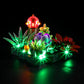 YEABRICKS LED Light for Lego-10309 Creator Succulents Building Blocks Model (Lego Set NOT Included)