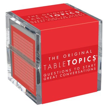 TableTopics - The Original Conversation Starter Cards - 135 Questions to Break the Ice & Build Connection with Friends, Acquaintances, & Coworkers