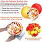 TecUnite 80 Pcs Red and Yellow Confetti Balloons 12 Inch for Wedding Event Party Arch Balloons Baby Shower Birthday Party Decorations Supplies