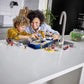 LEGO City Ocean Exploration Ship 60266, Toy Exploration Vessel, Mini Helicopter, Submarine, Shipwreck with Treasure, Lifeboat, Stingray, Shark, Plus 8