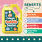 64 oz Iridescent Bubble Solution Refill | Non-Toxic Pre-Mix Bubble Refill Solution No Mixing or Measuring Required | Bubbles for Kids | Bubbles Bulk |