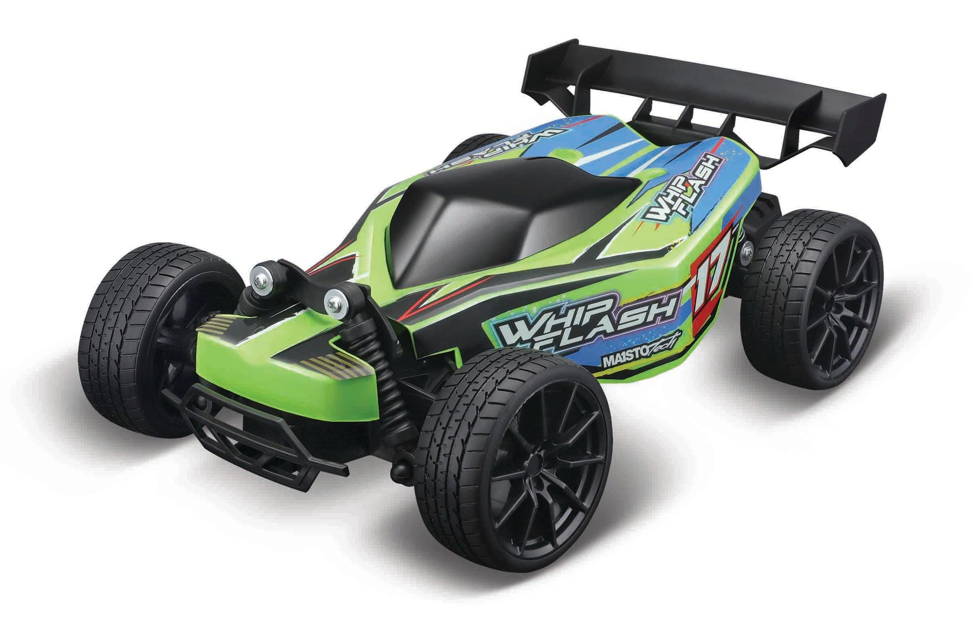 Maisto Tech R/C 2.4 GHz WhipFlash Light-up Buggy, Red