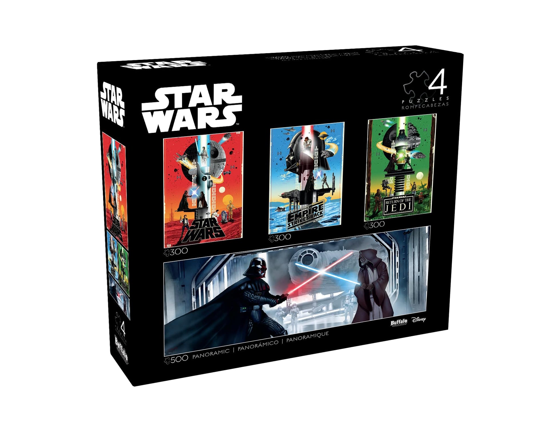Buffalo Games - Star Wars™ - 4 Pack Multi-Piece Puzzles for Adults