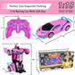 Remote Control Car, 2 in 1 Robot RC Cars Toys for 4 5 6 7 8 Year Old Girls