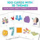 Spanish Flash Cards for Kids: 100 First Spanish Words with Online Audio - Learn Colors, Shapes, Numbers 1-10, Animals and More Beginner, Everyday