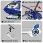 Wenbeier Big Toy Helicopter for Kids Police Helicopter Toy with Hanging Basket, Lights and Sound, Rescue Vehicles Toys for Boys & Girls 3 4 5 6 7