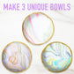 JOiFULi Make Your Own Clay Jewelry Bowls Arts and Crafts Kit for Girls Kids Ages 8 9 10 11 12 Years Old