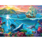 Bits and Pieces - Jigsaw Puzzle for Adults - Sailboat and The Underwater World - Ocean Jigsaw Puzzle by Image World
