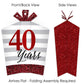 Big Dot of Happiness We Still Do - 40th Wedding Anniversary - Table Decorations - Anniversary Party Fold and Flare Centerpieces - 10 Count