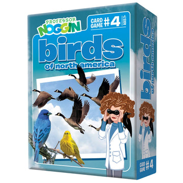 Outset Media Professor Noggin's Birds of North America Trivia Card Game - an Educational Based Card Game for Kids - Trivia, True or False,