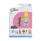 JAKKS Pacific The Simpsons 5" Scale Action Figure Bart with Blue Shirt and Skateboard Accessory Collectible Figure from Wave #4 Officially Licensed by