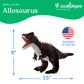 The Petting Zoo Allosaurus Dinosaur Stuffed Animal Plushie, Gift for Kids, Dinosaur Animals, Brown Dinosaur Plush Toy 15 inches