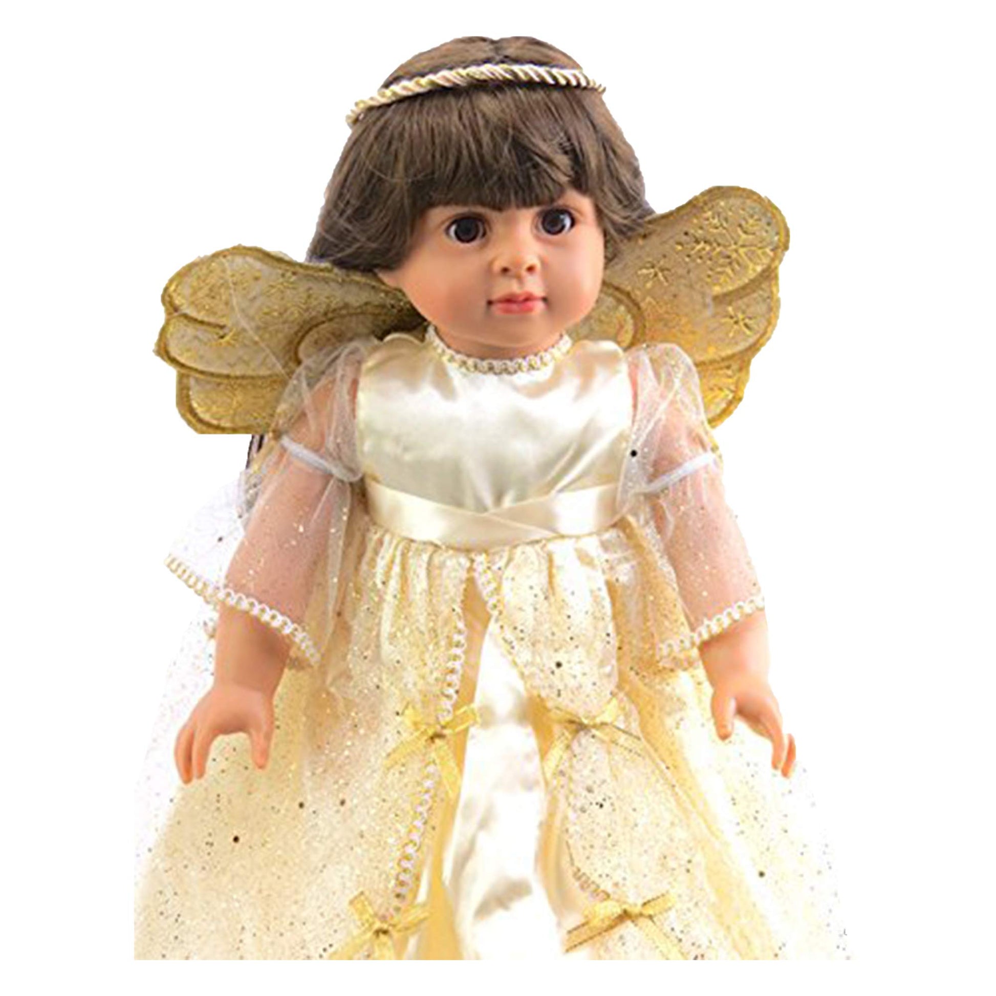 American Fashion World Christmas Angel Outfit for 18-Inch Dolls | Premium Quality & Trendy Design | Dolls Clothes for Popular Brands