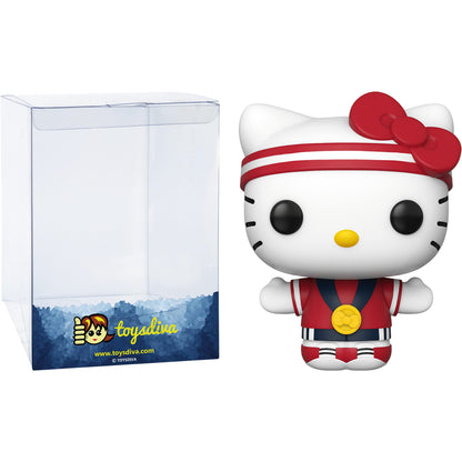 Funko H e l l o Kitty [Gold Metal]: P o p ! Vinyl Figurine Bundle with 1 Compatible 'ToysDiva' Graphic Protector (036-48694 - B)