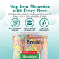 Geotoys Brooklyn Mini Puzzle - 100 Piece Puzzles for Kids and Adults in Portable Can, 13" x 10" Educational Travel Puzzle for Ages 7 and Up - Mini