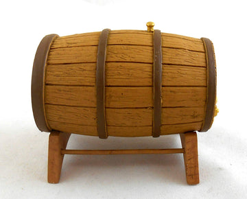 Dollhouse Miniature 1:12 Scale Large Wine Barrel T8576