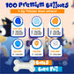 ALL-IN-1 Balloons Arch & Garland Kit with BONUS Dog Bone Small and Large Blue & Orange Party Balloons Blue Themed Party Decorations & Supplies for Boy