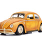Jada Toys Transformers Bumblebee Volkswagen Beetle Die-cast Car, 1:24 Scale Vehicle & 2.75" Charlie Collectible Metal Figurine, Yellow
