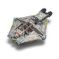 Star Wars Micro Galaxy Squadron Ghost Series 3-15-Inch Vehicle with Motion Activated Lights, Sounds, and 4 Micro Figures