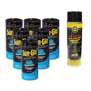 Sun-Glo 6 Cans #1 Super-Glide Wax w/ 1 Can of Silicone Spray