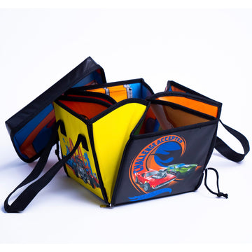 Hot Wheels ZipBin - Car Storage Box & Playmat with Ramp, Kids 3+