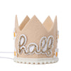 YOUAME Daisy Half Birthday Crown - Boho Party Decorations, Girls 1/2 Birthday Outfit, Bohemian Decor and Smash Cake Photo Props