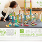 24 Piece Tegu Magnetic Wooden Block Set, Blossom, 1-99 years old