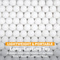 Bestway 250 Ball Pit Balls, White, 2.3" Play Balls, for Ages 1+
