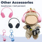 16 Pcs Doll Accessories Set Specially Designed for 15-17cm Doll Clothing, Includes 2 Headphones, 4 Glasses, Camera, Bag, Water Bottle, Console, 2