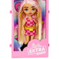 Barbie Extra Minis Doll & Fashion Playset with 15+ Pieces, Boutique with Small Doll, Clothes & Accessories Including Gummy Bear Keychain