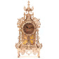FUNPOLA 3D Wood Puzzle LED Tower Clock, 3D Puzzle Building Desktop Clock Model DIY Architectural Building Blocks (LED-TC01 Wood)