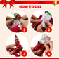 JOYIN 4 Pcs Christmas Elf Accessories - Xmas Clothing Ugly Sweaters for Dolls, Santa and Snowman Classic Style Green and Red Sweaters for Holiday