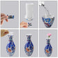 3D Puzzle Vase Flower Vase for Adults Made by 160 Curved Plastic Puzzle