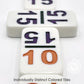 CHH 15 Professional Double Domino with Color Numbers - 136 Pieces Domino Set for All Ages