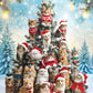 Cat Christmas Tree