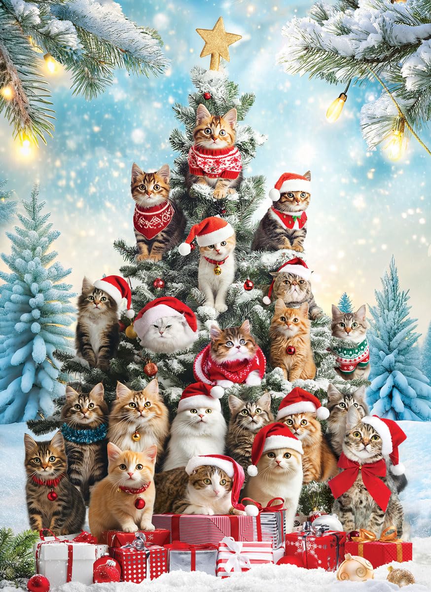 Cat Christmas Tree