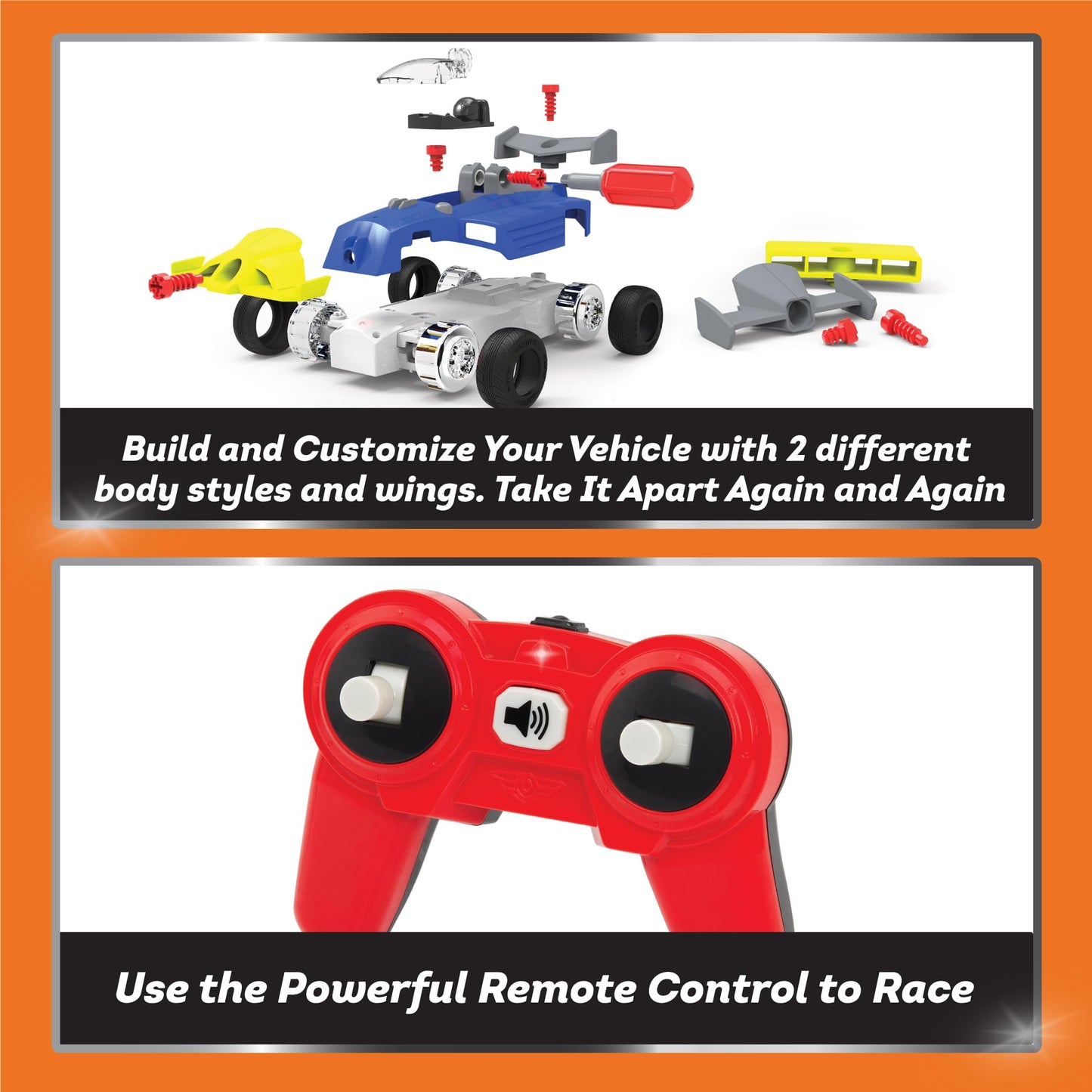 Driven by Battat Take Apart R/C Race Car with Lights and Sounds, Vehicles 1