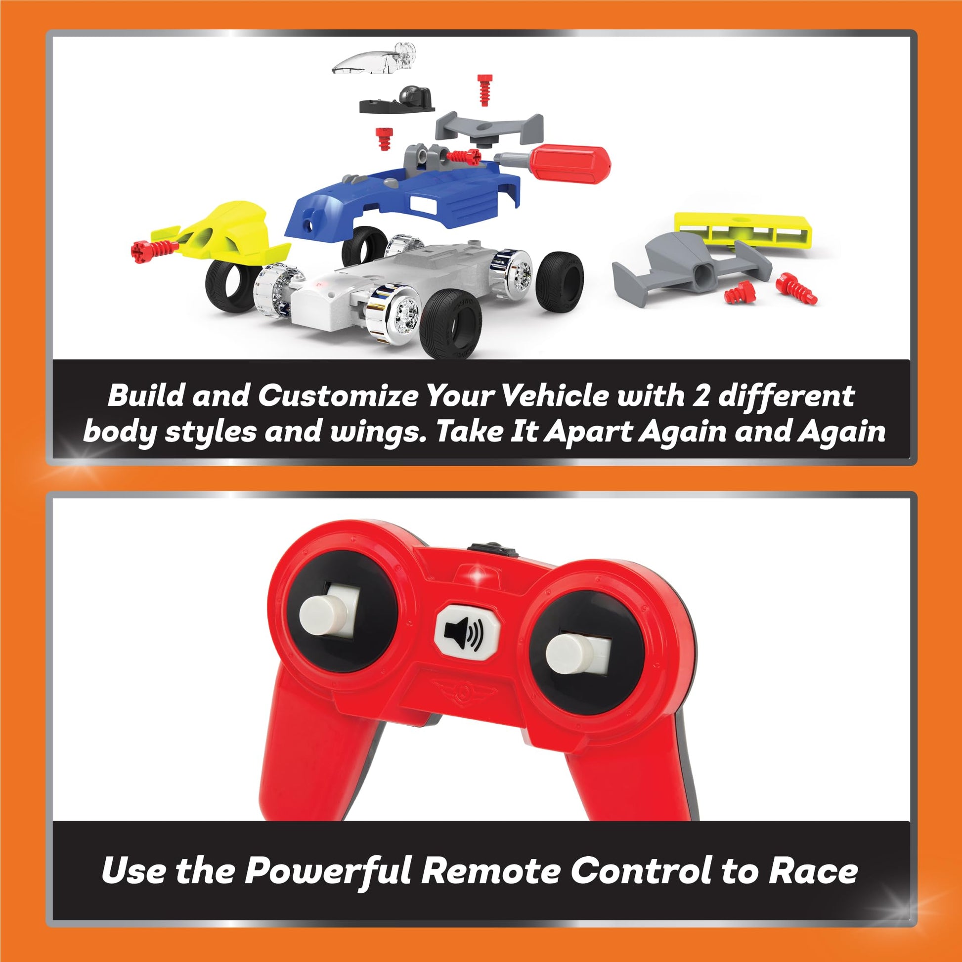 Driven by Battat Take Apart R/C Race Car with Lights and Sounds, Vehicles 1