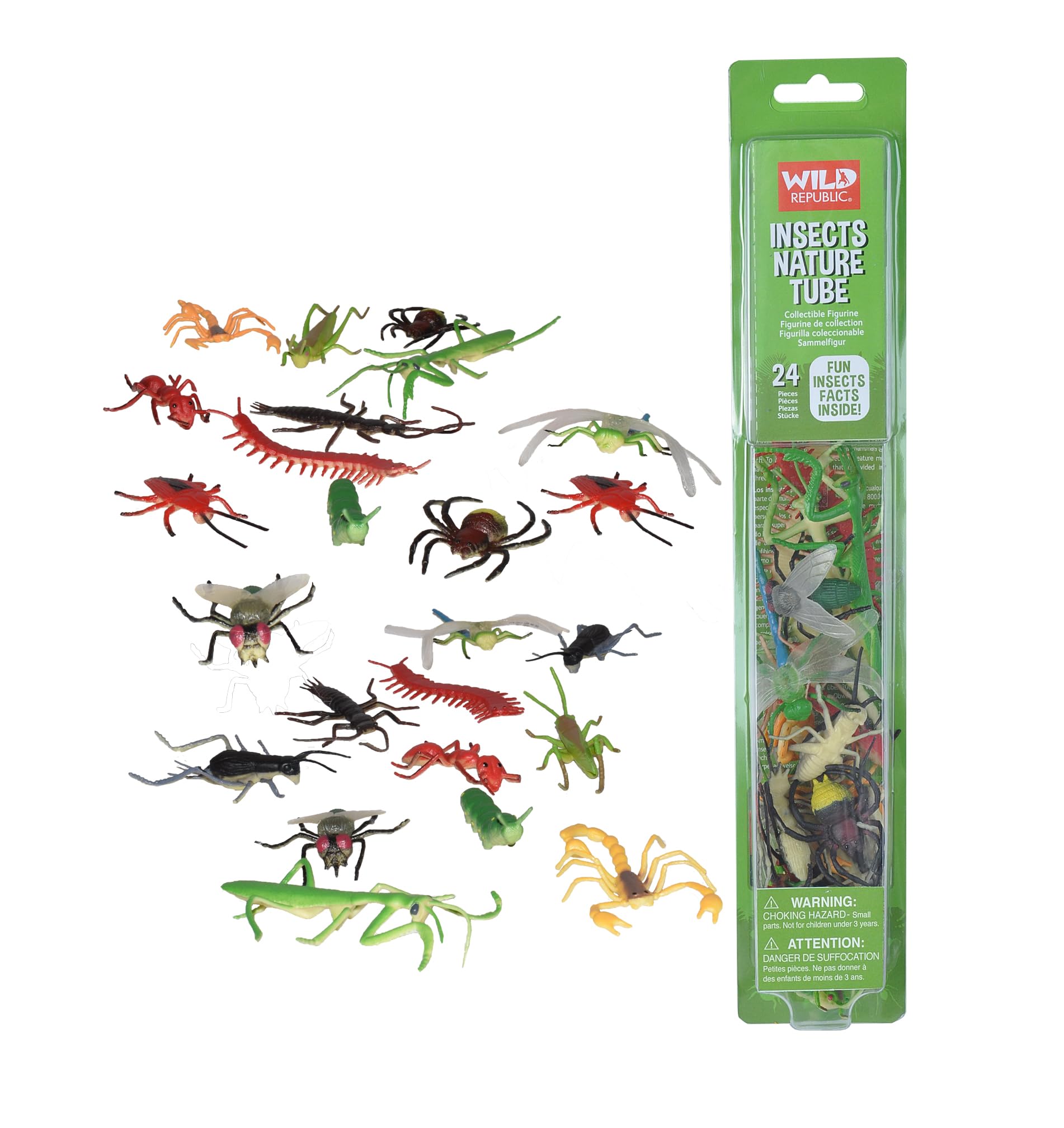 Wild Republic Nature Tube Insects Figurines - 13"