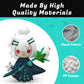 Adenzai White Lily Cookie Plush, Soft Stuffed Animal Inspired by Cookie Run Kingdom, Cute Collectible Doll for Kids, Anime Fans, Gamers, Room Decor