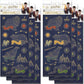 Paper House Productions Harry Potter Hogwarts House Constellations Set of 6 Shiny Foil Enamel Effect Sticker Sheets