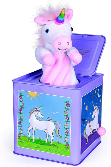 Jack Rabbit Creations Unicorn Jack in the Box - Musical Pop-Up - Ages 3+