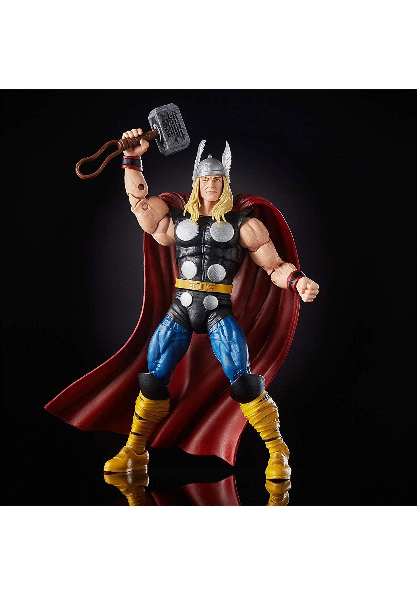 Marvel Comics 80th Anniversary Legends Series 6"-Scale Vintage Comic-Inspired Thor Collectible Action Figure, Brown, Ages 4 and up