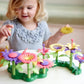 Green Toys Build-a-Bouquet, 4C - 44 Piece Pretend Play, Motor Skills, Building and Stacking Kids Toy Set. No BPA, phthatates, PVC. Dishwasher Safe