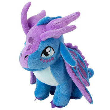 Soft Plush Wings Dragon Stuffed Animals Toy Pillow Doll, 12" Pterosaur Flying Blue Dragon Plushie Toys Best Birthday Christmas Anniversary Fiesta