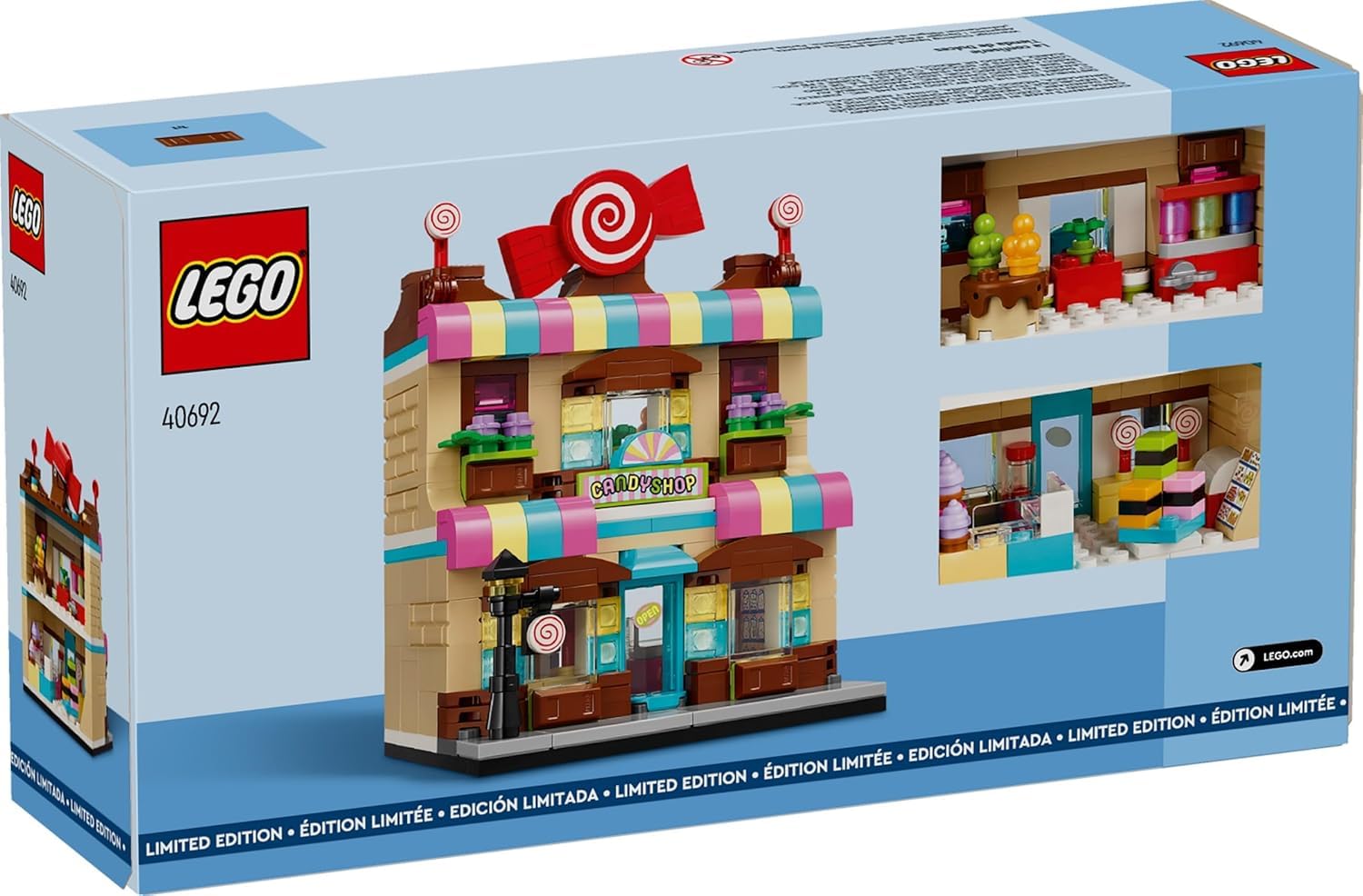 Lego Candy Store 40692: Build a Sweet Treat for Your Imagination (Limited Edition Building Toy Set, 345 Pieces, Ages 12+)