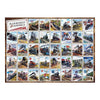 Cobble Hill 1000 Piece Puzzle - Railroads of America - Sample Poster Included